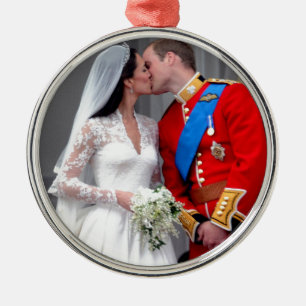 Ornement En Métal Duc et duchesse du mariage royal de Cambridge