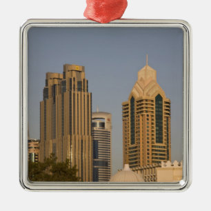 Ornement En Métal EAU, Dubaï. Minaret de la mosquée d'Al Wasl, ave