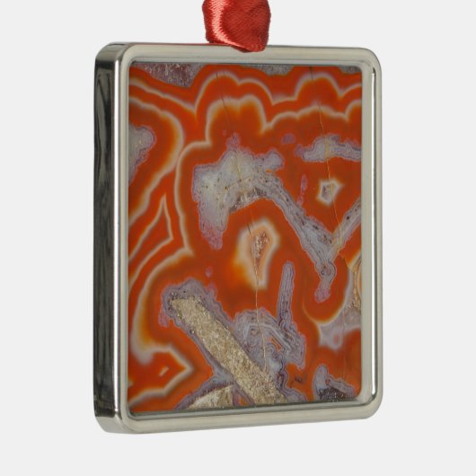 Ornement En Métal Échantillon d'agate (Droite)