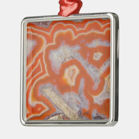 Ornement En Métal Échantillon d'agate (Gauche)