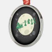 Ornement En Métal Échecs Noël Père Noël - Échecs Piece Reindeer (Gauche)