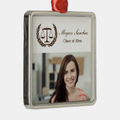 Ornement En Métal Échelles de la guirlande | de congé de laurier (Droite)