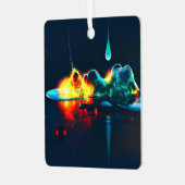 Ornement En Métal Éclairage Liquide (Avant gauche)