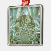 Ornement En Métal Eco Green Camo Kaleidoscope Art Design d'impressio (Gauche)