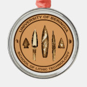 Ornement En Métal Ecole de Technologie Lithique de Beringia (Devant)