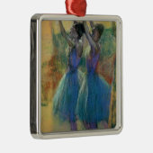 Ornement En Métal Edgar Degas | deux danseurs bleus (Droite)