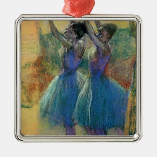 Ornement En Métal Edgar Degas | deux danseurs bleus (Devant)