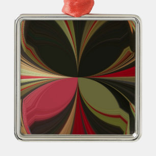 Ornement En Métal Edgy Earth Kaleidoscope Art