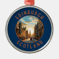 Edimbourg Scotland Retro Cercle en détresse