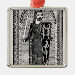 Ornement En Métal Effigie de Geoffrey Plantagenet