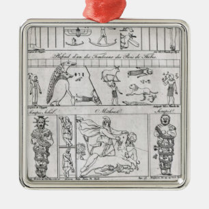 Ornement En Métal Égyptien et persan antiques