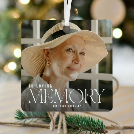 Ornement En Métal Élégant dans l'amour mémoire photo garde-photo