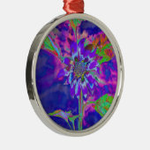 Ornement En Métal Élégant tournesol à fleurs violettes (Droite)