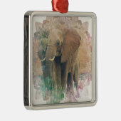Ornement En Métal Eléphants (Droite)