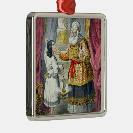 Ornement En Métal Eli interrogeant Samuel concernant la vision, de (Droite)