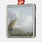 Ornement En Métal Embarquant en mer dans une brise, XVIIème siècle (Gauche)