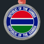 Ornement En Métal Emblème de la Gambie<br><div class="desc">Emblème de la Gambie</div>