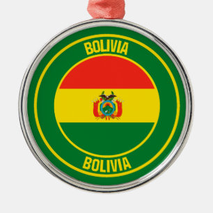 Ornement En Métal Emblème du cycle bolivien