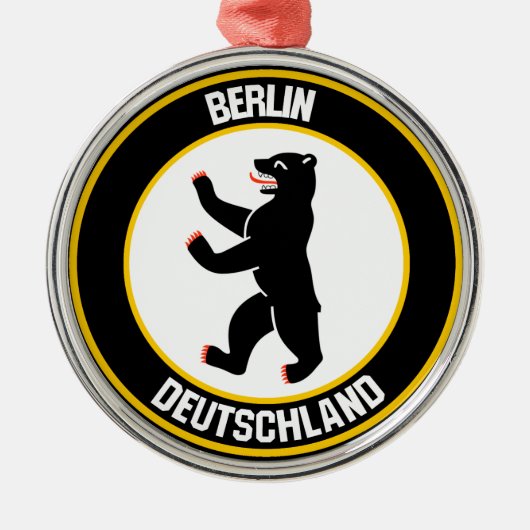 Ornement En Métal Emblème du cycle de Berlin (Devant)