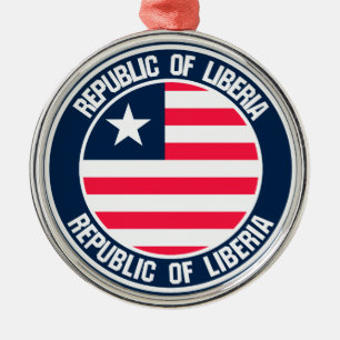 Ornement En Métal Emblème du cycle du Liberia