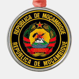 Ornement En Métal Emblème du Mozambique