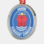 Ornement En Métal Emblème rond d'Aalborg (Gauche)