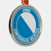 Ornement En Métal Emblème rond de Zürich (Droite)