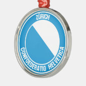 Ornement En Métal Emblème rond de Zürich (Gauche)