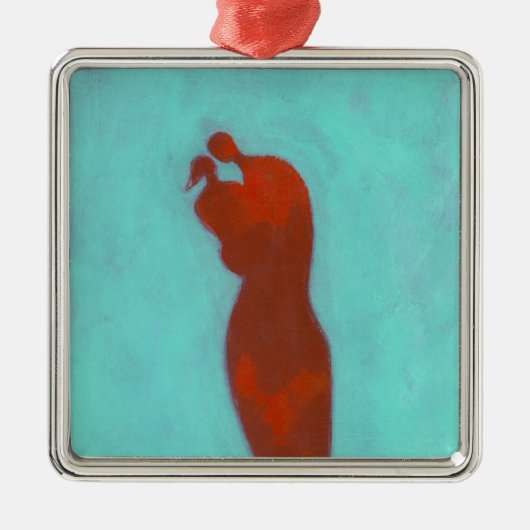 Ornement En Métal Embrassement de couples (Devant)