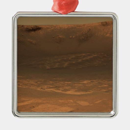 Ornement En Métal Endurance du cratère d'impact à la surface de Mars (Devant)