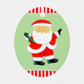 Ornement En Métal Ensemble de Noël Frisbee Ultimate (Verso)