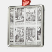 Ornement En Métal Ensemble de representation de cartes de jeu (Gauche)