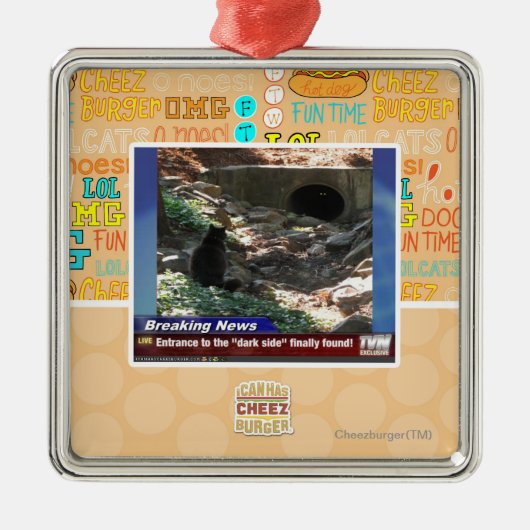 Ornement En Métal Entrée au côté en noir (Devant)