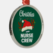 Ornement En Métal Équipage de l'infirmière de Noël Noël Noël (Droite)