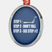 Ornement En Métal Escalade des glaces - Ne tombez pas (Gauche)