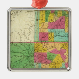Ornement En Métal État du Missouri et de territoire de l'Arkansas