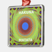 Ornement En Métal Ethnic Avoir une belle journée et une meilleure nu (Gauche)