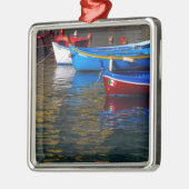 Ornement En Métal Europe, Italie, Cinque Terry, bateaux à Vernazza (Gauche)