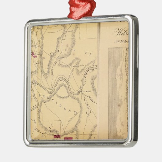 Ornement En Métal Exploitation et référence Co de Humboldt (Gauche)