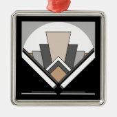 Ornement En Métal Expression d'art déco (Devant)