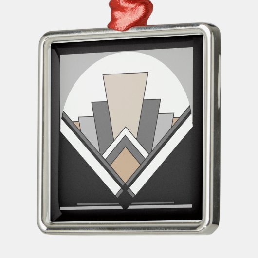 Ornement En Métal Expression d'art déco (Gauche)