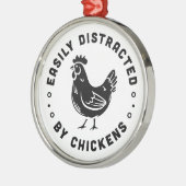 Ornement En Métal Facilement distrait par les citations de la vie ag (Gauche)