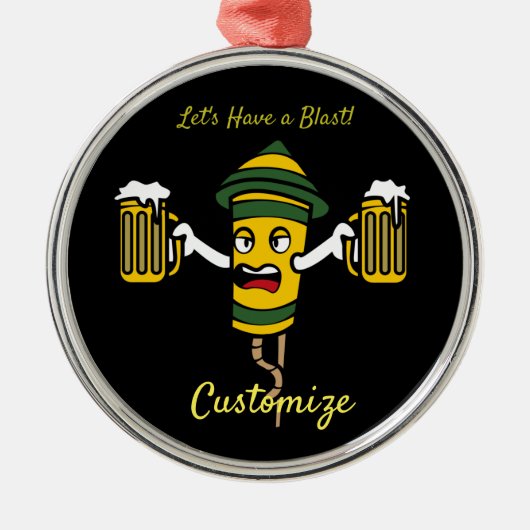 Ornement En Métal Faisons une Explosion Thunder-Cove (Devant)