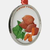 Ornement En Métal Faites cuire un jour de patate douce - jour (Droite)