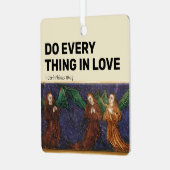 Ornement En Métal Faites tout en amour (Avant gauche)