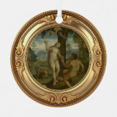 Ornement En Métal Fall of Man Garden of Eden Advent Jesse Tree (Recto)