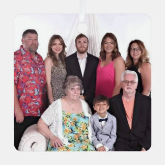 Ornement En Métal Famille