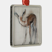 Ornement En Métal Faon de gazelle (Droite)