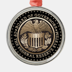 Ornement En Métal Federal Reserve