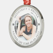 Ornement En Métal Félicitations pour le test de conduite avec succès (Gauche)